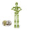 Skelett Actionfigur 3D-utskriven Posebar 7-pack 1