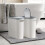 Plastic Bathroom Trash Can Rustproof 2 Pack 1