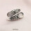 Sterling Silver Turquoise Moonstone Adjustable Sunflower 7