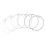 Guitar Strings Assorted Color Coated 6 Pcs 5