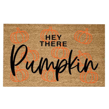 Tapis d'entrée d'Halloween citrouille d'automne 16x24 pouces
