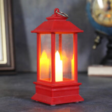 Lanterne LED vintage avec effet bougie (1 pièce)