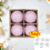 Boules de Noël roses (4 pièces) 1