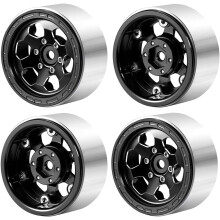 Aluminium Beadlock-Felgen für 1/18 und 1/24 RC Crawler, 4 Stück