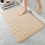 Badmat van traagschuim, beige, 20x31 inch 1