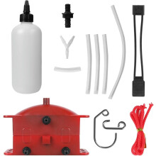 Kit de nettoyage de chaîne de moto avec brosse noire