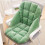 Chair Cushion Thickened Textured Green 20" x 18" 4