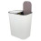 Kitchen Recycling Bin Beige PP 1 Set 5