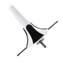White Trumpet Tripod Stand with Detachable Metal Bracket