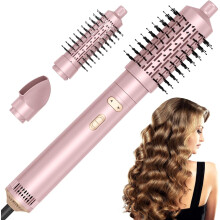 3-in-1 Heat Brush Hair Styler with Detachable Heads 38mm