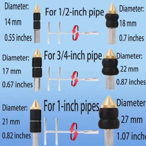 Pipe Water Stopper Kit Hot-Melt Needles for Fast Repairs 1