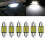 DE3175 LED Map Light Bulbs 31mm 6000K White 6 Pack 2