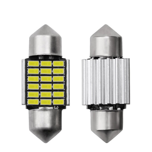 DE3175 LED Map Light Bulbs 31mm 6000K White 6 Pack 2