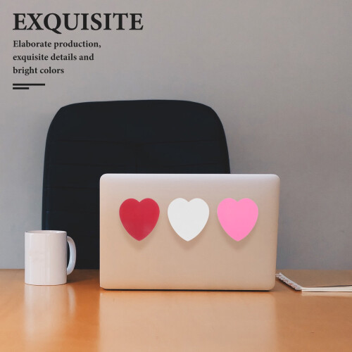 Colored Heart Cutouts Set Assorted Colors 50 pcs 2