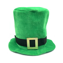 Green Irish Shamrock Top Hat for St. Patrick's Day