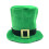 Green Irish Shamrock Top Hat for St. Patrick's Day 1