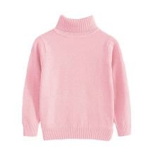 Pink Kids Crew Neck Sweater Long Sleeve Thermal Top