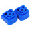Roller Skate Brake Parts Rubber Sky Blue 2PCS 1