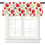 Strawberry Window Valance with Rod Pocket 1