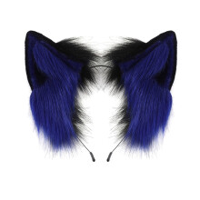 Cat Ear Hairband Plush Furry Cosplay Headband for Women