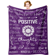 Purple Hug Healing Blanket 60x50 inches