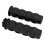 Black Non-Slip Rubber Handlebar Grips 1 inch 1