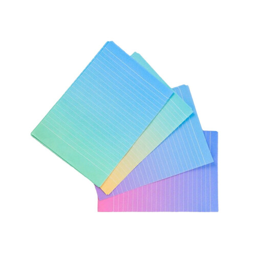 Stationery Paper Envelopes Assorted Colors 4 Set 8.3x5.6 in