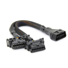 OBD2 Extension Cable Male to Dual Female 2PCS