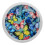 Butterfly Pattern Crystal Glass Cabinet Knobs 4 PCS 1