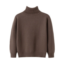 Kids Long Sleeve Crochet Turtleneck Sweater 4 Years