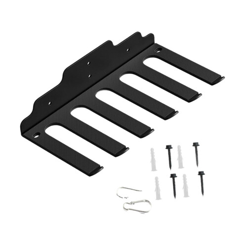 Barbell Rack Wall Mount with 6 Hooks