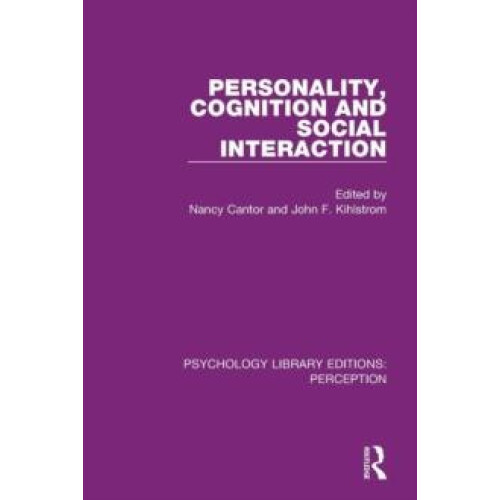 Personality Cognition and Social Interaction Paperback Book
