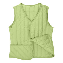 Women's Snap Vest Sleeveless Nylon Spandex Jacket with