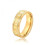 Men's Titanium Wedding Band Roman Digital Style 6
