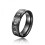 Men's Titanium Wedding Band Roman Digital Style 7