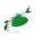 Bandeau bibi vert pour femme (1 pièce) 1