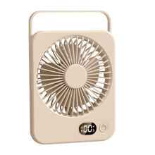 Ventilateur de bureau USB portable 2000 mAh, inclinaison à 180, 100 vitesses, ultra