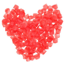 Realistic Red Silk Rose Petals Wedding Aisle Decor 100 pcs