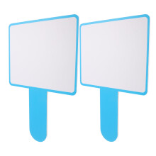 Dry Erase Paddle for Classroom Teaching Blue 2 pcs