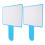 Dry Erase Paddle for Classroom Teaching Blue 2 pcs 1