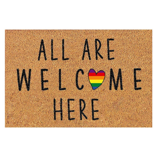 Χαλί καλωσορίσματος Gay Pride 16x24 ιντσών αντιολισθητικό, ανθεκτικό σε εσωτερικούς
