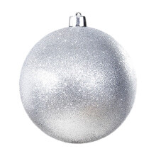 Glitter Christmas Ball Ornament 15 cm 6 inch shatterproof