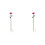 Bee Watering Station Flower Design 2 Pcs 1