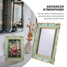 Vintage Picture Frame Green Retro Design 1 Piece