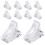 Polygel Nail Tips Clips with 10pcs Dual Clear Nail Molds 1