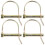 D-Shaped Locking Coupler Pin for Trailer Hitch 4 Pcs 1