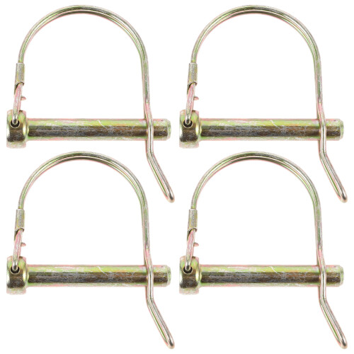 D-Shaped Locking Coupler Pin for Trailer Hitch 4 Pcs