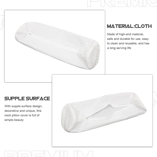 Cylinder Pillow Cover for Neck or Office Use 1