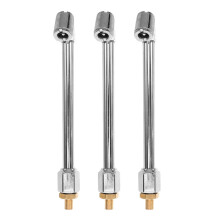 NICEXMAS Tire Air Chuck Extension Set Stainless Steel 3 pcs