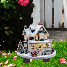Christmas Village Set Winter Houses Decoration 12 Pieces